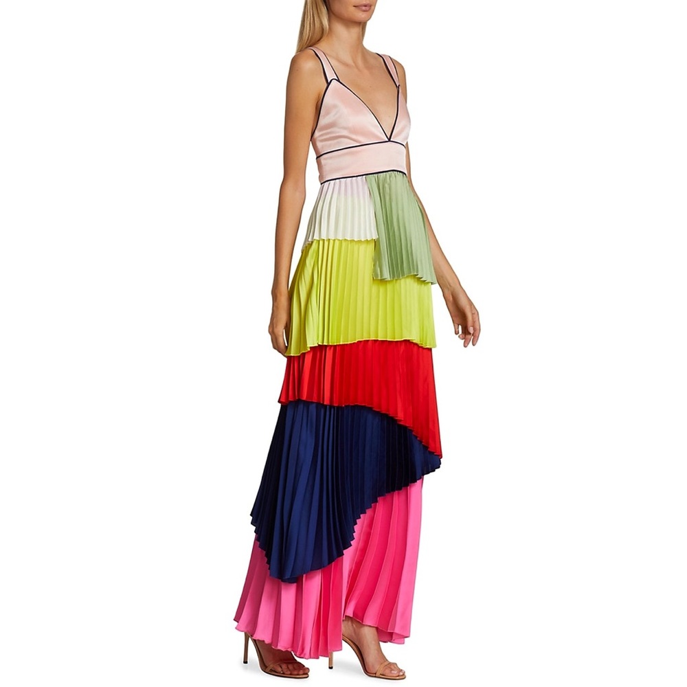 Alice + Olivia Multicolor Maxi Dress - Picture 7 of 16